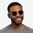 Ray-Ban RB3447 Round Arista MetalSunglass Frames for Men from EyeBuyDirect