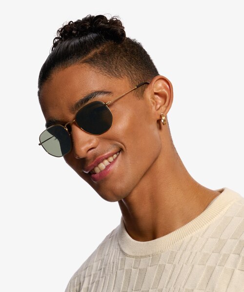 Ray-Ban RB3548N Arista Green MetalSunglass Frames for Men from EyeBuyDirect