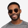 Ray-Ban RB3548N Arista Brown MetalSunglass Frames for Men from EyeBuyDirect