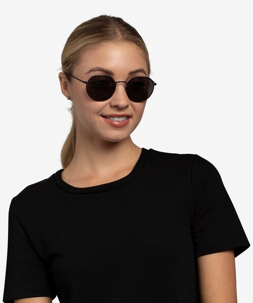 Ray-Ban RB3565 Jack - Geometric Black Frame Prescription Sunglasses |  Eyebuydirect
