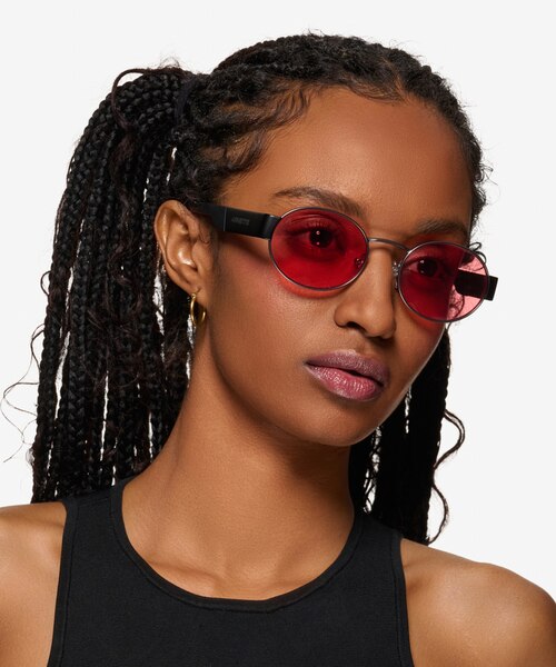 ARNETTE Lars Matte Brushed Gunmetal MetalSunglass Frames for Women from EyeBuyDirect