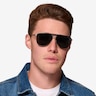 ARNETTE Holboxx Brushed Gunmetal MetalSunglass Frames for Men from EyeBuyDirect