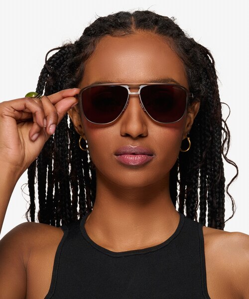 ARNETTE Holboxx Matte Brown MetalSunglass Frames for Women from EyeBuyDirect