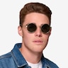 ARNETTE Drophead Brushed Light Gold MetalSunglass Frames for Men from EyeBuyDirect