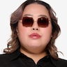 Vogue Eyewear VO4175SB Gold MetalSunglass Frames for Women from EyeBuyDirect