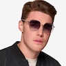 Vogue Eyewear VO4175SB Silver MetalSunglass Frames for Men from EyeBuyDirect