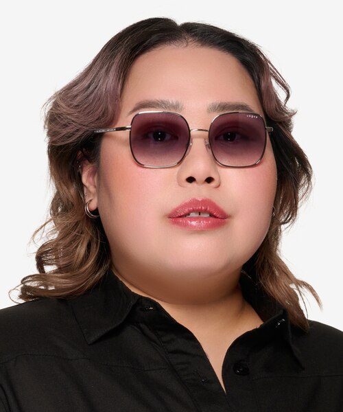 Vogue Eyewear VO4175SB Silver MetalSunglass Frames for Women from EyeBuyDirect