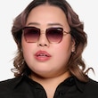 Vogue Eyewear VO4234S Violet MetalSunglass Frames for Women from EyeBuyDirect