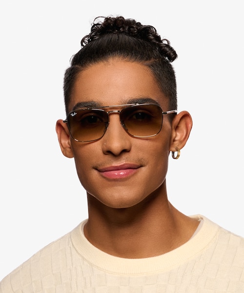 Ray-Ban RB3636 Silver MetalSunglass Frames for Men from EyeBuyDirect