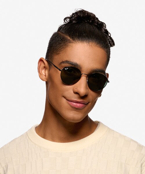 Ray-Ban RB3681 Black MetalSunglass Frames for Men from EyeBuyDirect