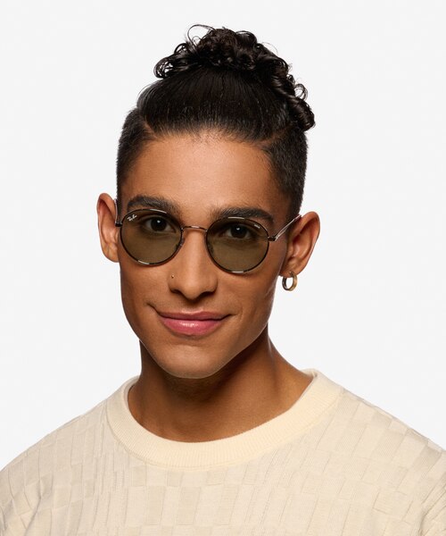 Ray-Ban RB3681 Gunmetal MetalSunglass Frames for Men from EyeBuyDirect