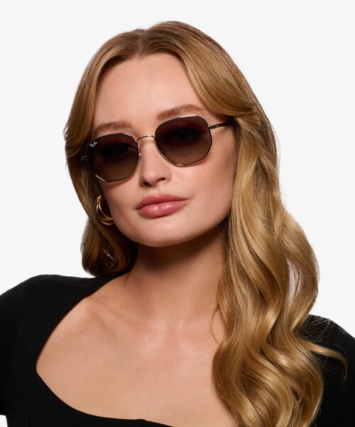 Ray-Ban RB3682 Silver MetalSunglass Frames for Women from EyeBuyDirect