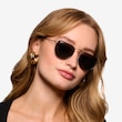 Ray-Ban RB3958 Elon Antique Gunmetal MetalSunglass Frames for Women from EyeBuyDirect
