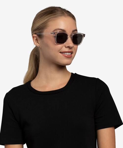 Transparent Ray-Ban RB4323 -  Plastic Sunglasses