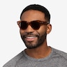 Ray-Ban State Street Havana On Transparent Beige AcetateSunglass Frames for Men from EyeBuyDirect