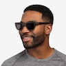 Ray-Ban Caribbean Striped Gray AcetateSunglass Frames for Men from EyeBuyDirect