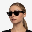 Ray-Ban RB2140 Wayfarer Black AcetateSunglass Frames for Women from EyeBuyDirect
