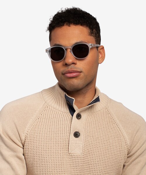 Oakley Latch Matte Clear PlasticSunglass Frames for Men from EyeBuyDirect