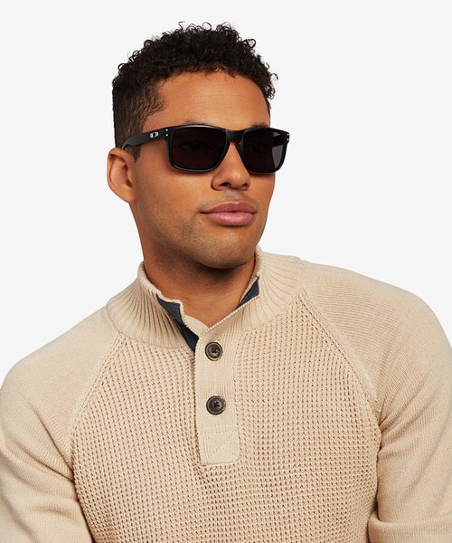 Oakley Holbrook - Square Matte Black Frame Sunglasses For Men |  Eyebuydirect Canada
