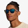 Oakley Frogskins Lite Matte Black Matte Clear PlasticSunglass Frames for Men from EyeBuyDirect