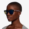 Oakley Frogskins Lite Matte Black Matte Clear PlasticSunglass Frames for Women from EyeBuyDirect