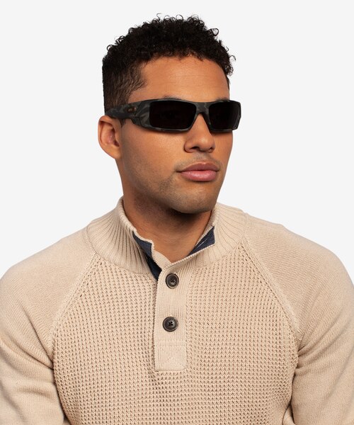 Oakley OO9014 Matte Olive Camo PlasticSunglass Frames for Men from EyeBuyDirect