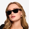 Ray-Ban RB2132 Wayfarer Black PlasticSunglass Frames for Women from EyeBuyDirect