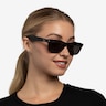Ray-Ban RB2132 Wayfarer Matte Black PlasticSunglass Frames for Women from EyeBuyDirect