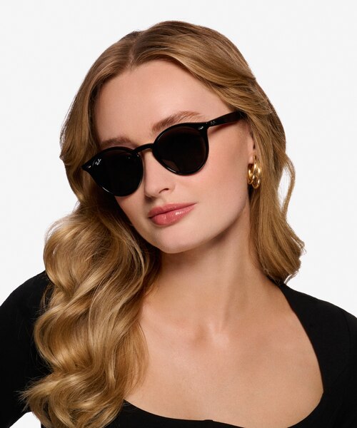 Ray-Ban RB2180 Black AcetateSunglass Frames for Women from EyeBuyDirect