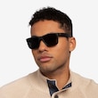 Ray-Ban Justin Matte Black PlasticSunglass Frames for Men from EyeBuyDirect