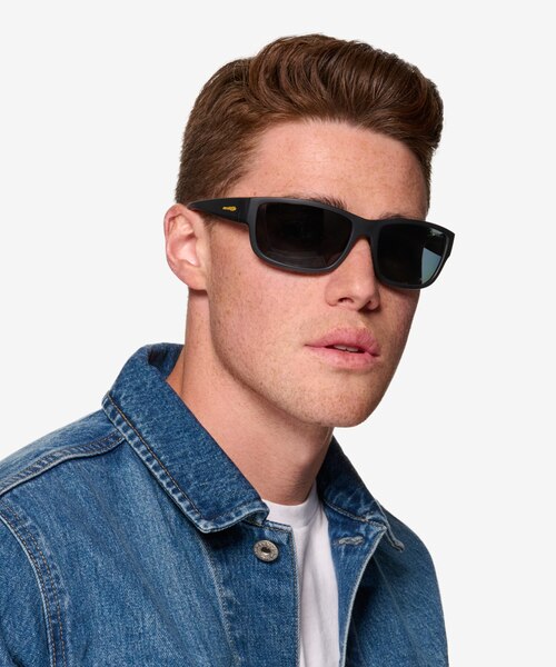 ARNETTE Bushwick Matte Black PlasticSunglass Frames for Men from EyeBuyDirect