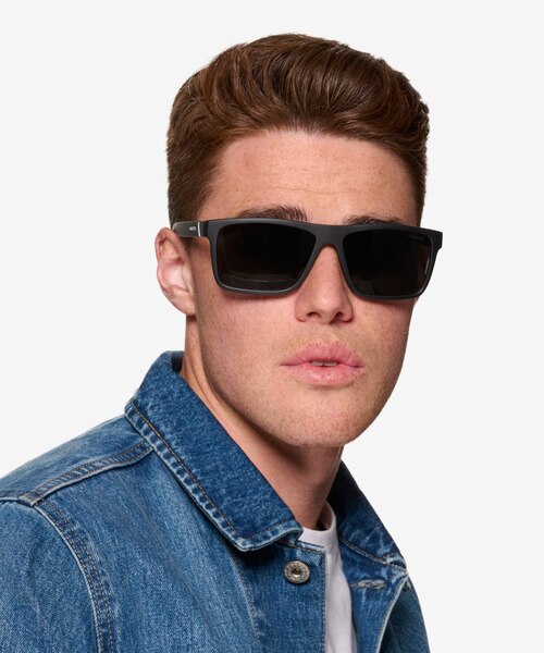 ARNETTE Goemon Matte Black PlasticSunglass Frames for Men from EyeBuyDirect