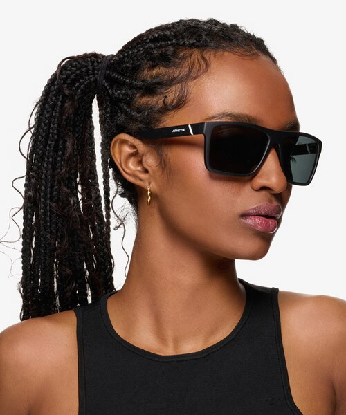 ARNETTE Goemon Matte Black PlasticSunglass Frames for Women from EyeBuyDirect