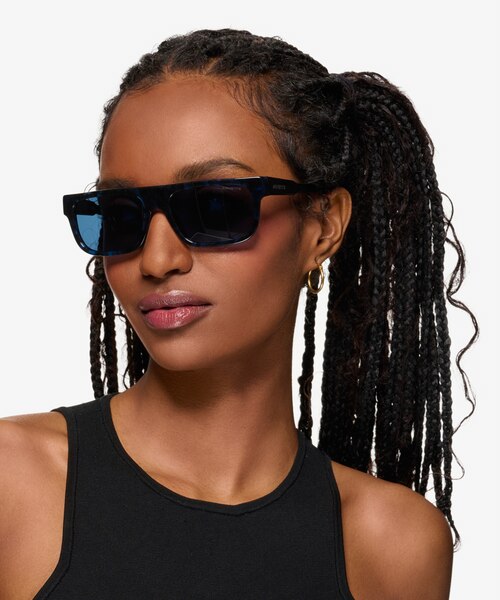 ARNETTE Gothboy Tortoise Blue AcetateSunglass Frames for Women from EyeBuyDirect
