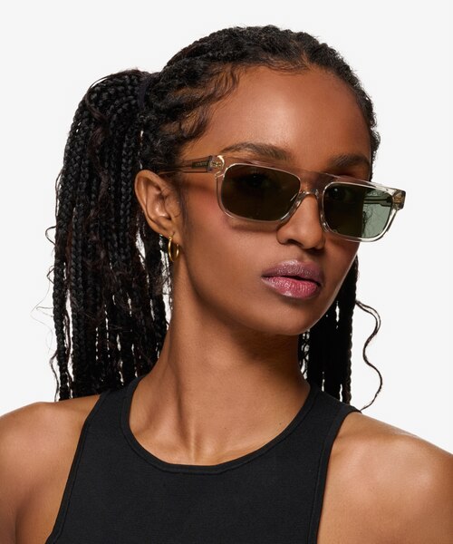 ARNETTE Gothboy Gray Transparent AcetateSunglass Frames for Women from EyeBuyDirect