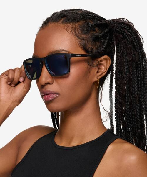 Matte Black ARNETTE Shyguy -  Plastique Lunettes de soleil