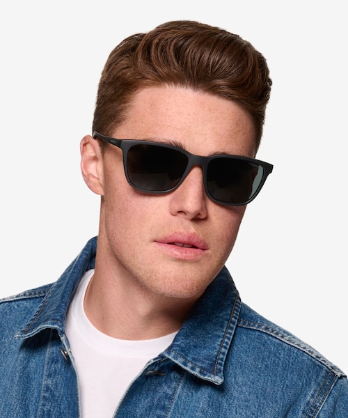 ARNETTE CORTEX Matte Black PlasticSunglass Frames for Men from EyeBuyDirect