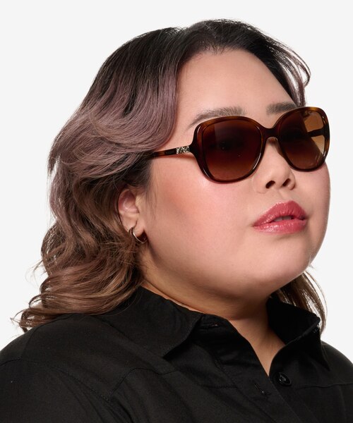 Vogue Eyewear VO5154SB Dark Tortoise PlasticSunglass Frames for Women from EyeBuyDirect
