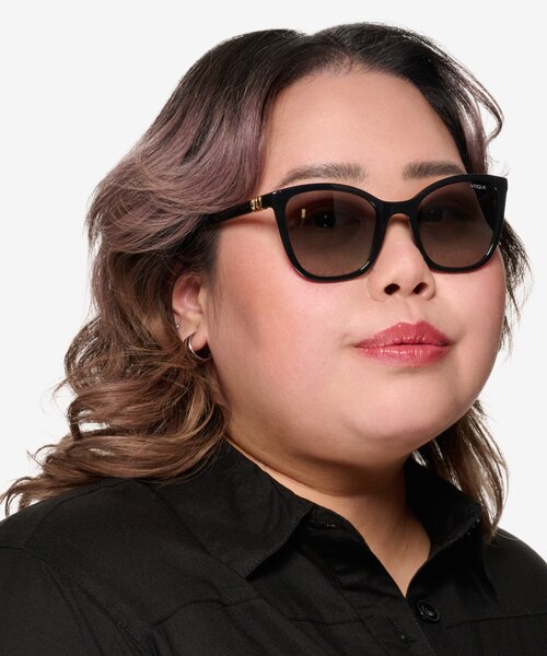 Vogue Eyewear VO5243SB Black PlasticSunglass Frames for Women from EyeBuyDirect