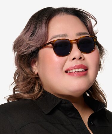 Tortoise Honey Vogue Eyewear VO5328S -  Acetate Sunglasses