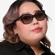 Vogue Eyewear VO5337S Black Clear PlasticSunglass Frames for Women from EyeBuyDirect