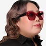 Vogue Eyewear VO5338S Transparent Cherry AcetateSunglass Frames for Women from EyeBuyDirect