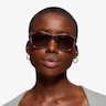 Vogue Eyewear VO5351S Transparent Gray AcetateSunglass Frames for Women from EyeBuyDirect