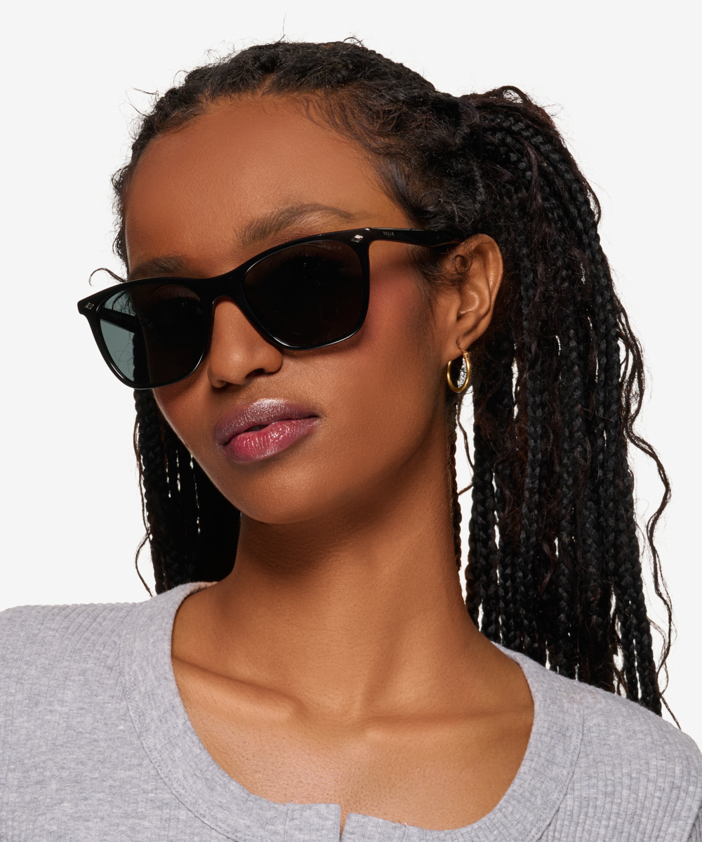 Vogue Eyewear VO5351S Square Black Frame Prescription Sunglasses Eyebuydirect Canada