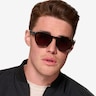Vogue Eyewear VO5368S Dark Tortoise AcetateSunglass Frames for Men from EyeBuyDirect