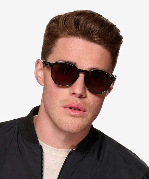 Vogue Eyewear VO5368S Dark Tortoise AcetateSunglass Frames for Men from EyeBuyDirect