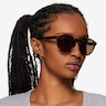 Vogue Eyewear VO5368S Dark Tortoise AcetateSunglass Frames for Women from EyeBuyDirect