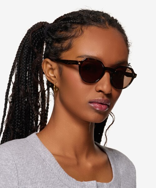 Vogue Eyewear VO5370S Dark Tortoise AcetateSunglass Frames for Women from EyeBuyDirect