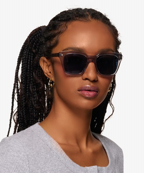 Vogue Eyewear VO5380S Transparent Gray AcetateSunglass Frames for Women from EyeBuyDirect