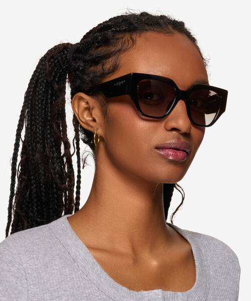 Noir Vogue Eyewear VO5409S -  Acétate Sunglasses